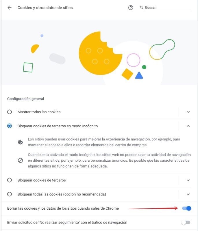 configurar google chrome para borrar historial automaticamente