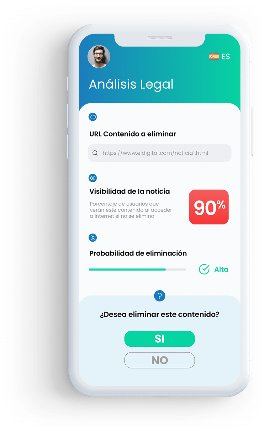 Cálculo de la probabilidad legal de eliminación
