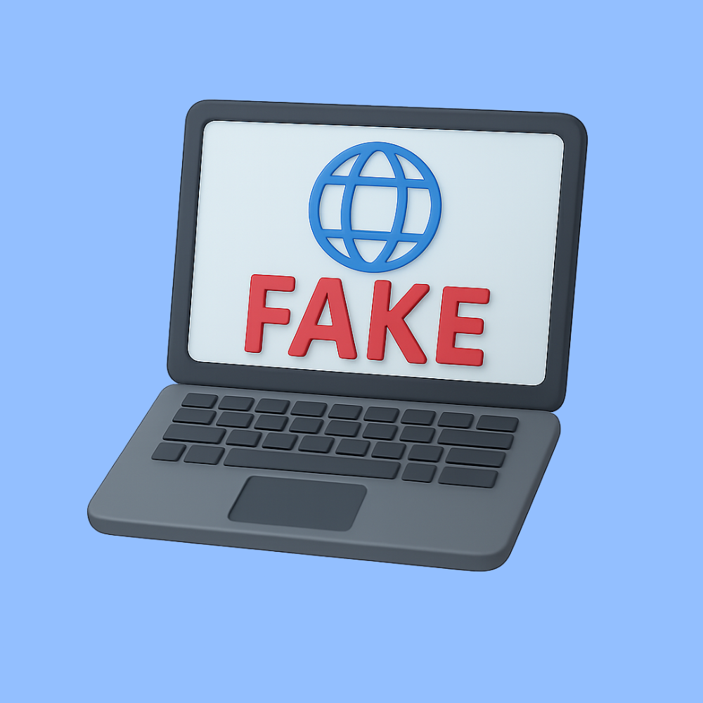 Eliminar web falsa