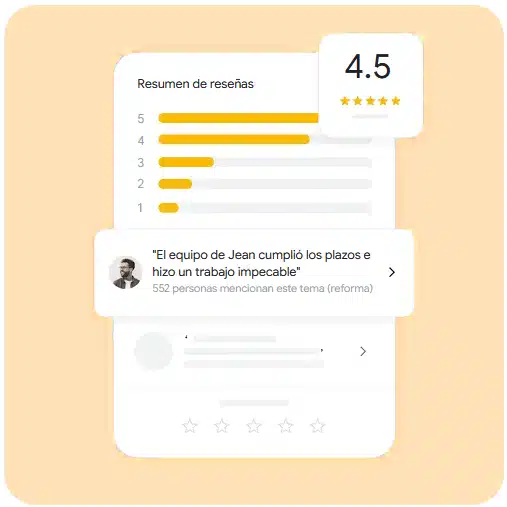 reseñas de google