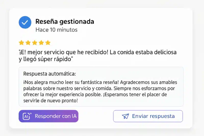 repuestas resenas con ia ej ia res