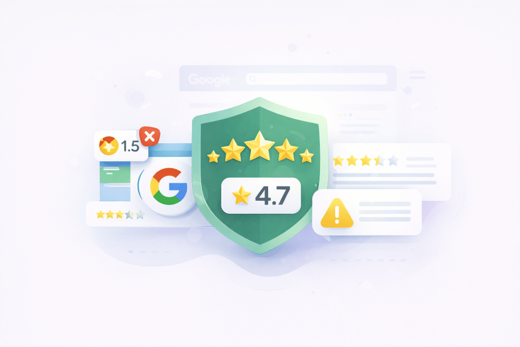 filtro reseñas negativas