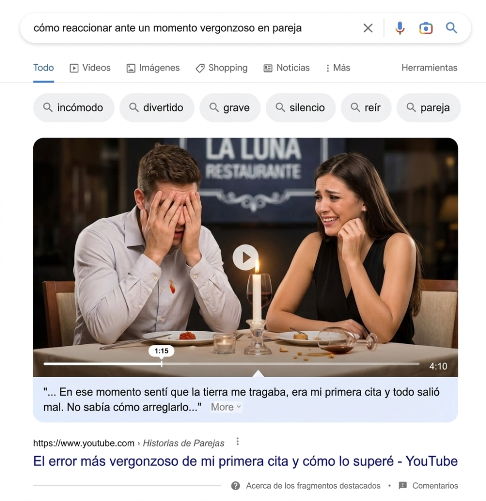 Qué hacer si un vídeo negativo aparece primero en Google