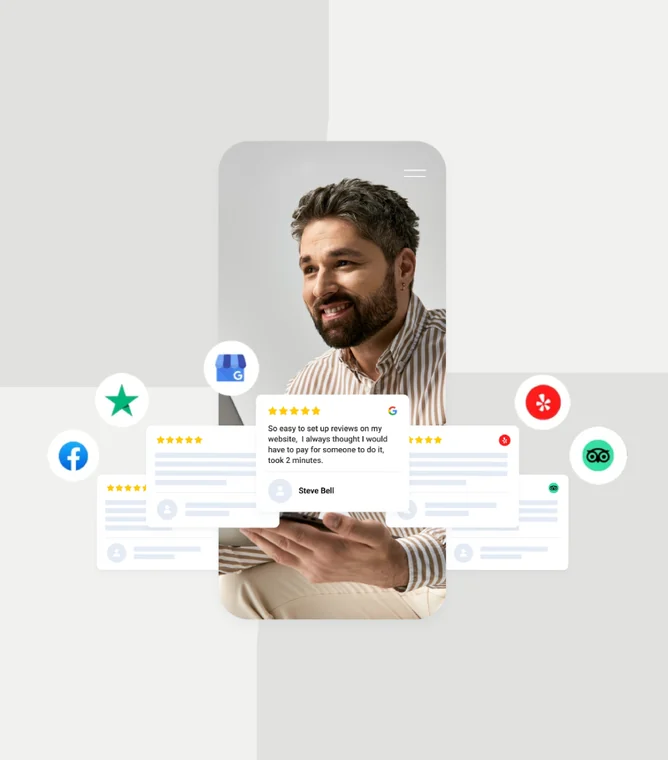 Qué conseguirás con el software de gestión de reseñas: reseñas de Google, Facebook, Yelp y TripAdvisor gestionadas desde un solo panel