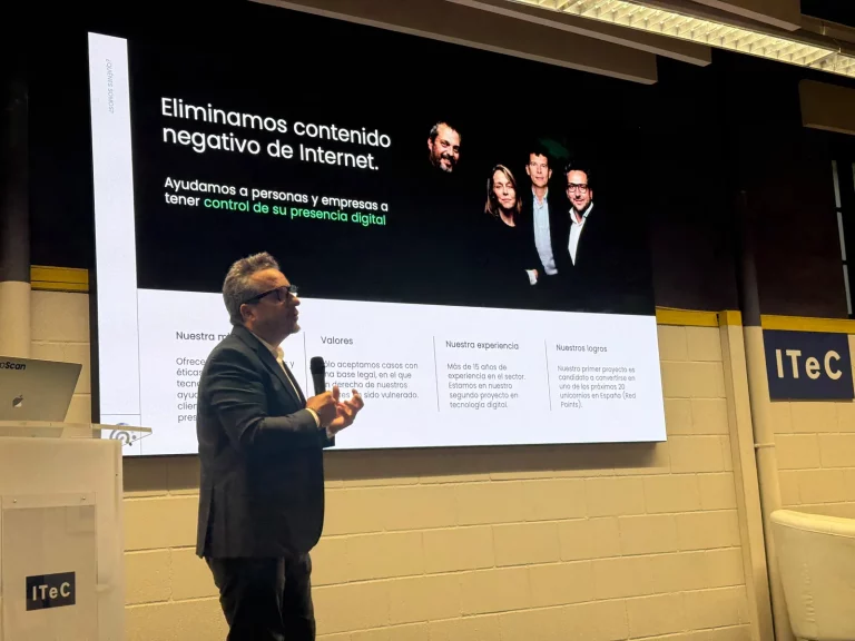 Presentación de RepScan sobre eliminación de contenido negativo en internet